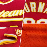 Throwback Jersey Custom Grün-Weiß Authentic Baseball Orange Throwback Jersey Custom Grün-Weiß Authentic Baseball Orange