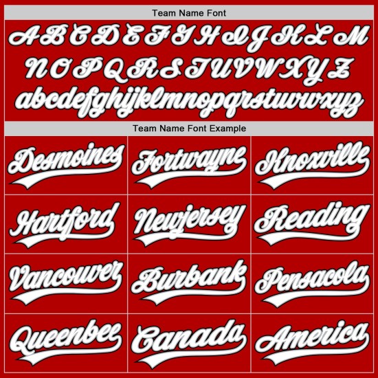 Schwarzes Baseball Custom Authentic Throwback Jersey Rot Schwarzes Baseball Custom Authentic Throwback Jersey Rot