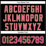 Baseball Grün Design Solide 3D Jersey Curve Schwarz Pink-Neon Benutzerdefinierte Muster Authentische Baseball Grün Design Solide 3D Jersey Curve Schwarz Pink-Neon Benutzerdefinierte Muster Authentische