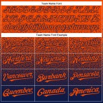 Jersey Custom Fashion Fade Baseball Orange Authentic Navy Jersey Custom Fashion Fade Baseball Orange Authentic Navy