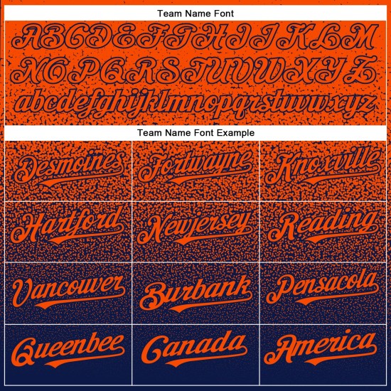 Jersey Custom Fashion Fade Baseball Orange Authentic Navy Jersey Custom Fashion Fade Baseball Orange Authentic Navy