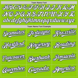 Weiß-Marineblau Grün Formen Baseball Neon Authentic 3 Farben Arm Custom Jersey Weiß-Marineblau Grün Formen Baseball Neon Authentic 3 Farben Arm Custom Jersey