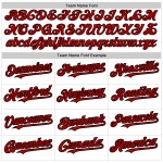 Shapes Authentic Baseball Arm Weiß Rot-Schwarz Farben Jersey Custom 3 Shapes Authentic Baseball Arm Weiß Rot-Schwarz Farben Jersey Custom 3
