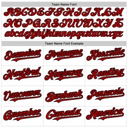 Shapes Authentic Baseball Arm Weiß Rot-Schwarz Farben Jersey Custom 3 Shapes Authentic Baseball Arm Weiß Rot-Schwarz Farben Jersey Custom 3