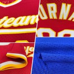 Authentisches Gold-Weiß-Trikot Throwback Custom Baseball Royal Authentisches Gold-Weiß-Trikot Throwback Custom Baseball Royal