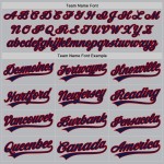Throwback Gray Custom Baseball Authentic Marineblau-Rot Trikot Throwback Gray Custom Baseball Authentic Marineblau-Rot Trikot