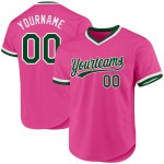Baseball Throwback Pink Grün-Weiß Trikot Authentic Custom Baseball Throwback Pink Grün-Weiß Trikot Authentic Custom