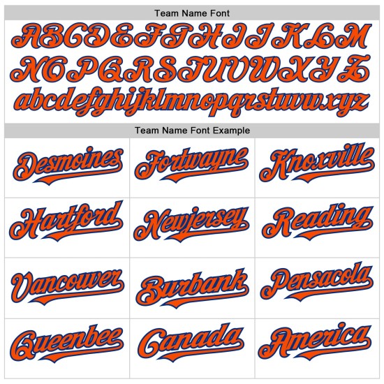 Authentisches Arm-Baseball-Trikot in Weiß, Orange und Königsfarben, individuell 3 Formen Authentisches Arm-Baseball-Trikot in Weiß, Orange und Königsfarben, individuell 3 Formen