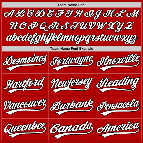 Jersey Baseball Rot Grau-Schwarz Authentic Custom Throwback Jersey Baseball Rot Grau-Schwarz Authentic Custom Throwback
