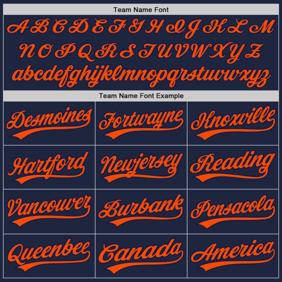 Baseball Custom Graffiti Muster Authentic Scratch Orange-Navy 3D Jersey