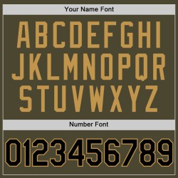 Benutzerdefinierte Olive Authentic Jersey Baseball Schwarz-Old Salute Gold Service Throwback To Benutzerdefinierte Olive Authentic Jersey Baseball Schwarz-Old Salute Gold Service Throwback To