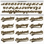 Authentisches Schwarz-Old Jersey Custom Design Linien Kurve Gold Muster 3D Baseball Weiß Authentisches Schwarz-Old Jersey Custom Design Linien Kurve Gold Muster 3D Baseball Weiß
