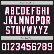 3D Blau-Rosa Benutzerdefinierte Himmel Schwarz Muster Scratch Baseball Authentic Jersey Graffiti