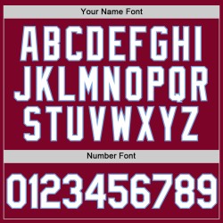 White-Light Baseball Custom Kastanienbraun Blau Jersey Throwback Authentic