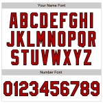 Shapes Authentic Baseball Arm Weiß Rot-Schwarz Farben Jersey Custom 3 Shapes Authentic Baseball Arm Weiß Rot-Schwarz Farben Jersey Custom 3
