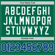 Authentisches, individuelles Kelly Green Baseball-Trikot im Throwback-Stil, Royal-Weiß