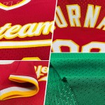 Authentisches, individuelles Kelly Green Baseball-Trikot im Throwback-Stil, Royal-Weiß Authentisches, individuelles Kelly Green Baseball-Trikot im Throwback-Stil, Royal-Weiß