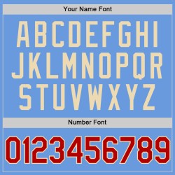 Rot-Creme Blau Baseball Jersey Licht Custom Throwback Authentic